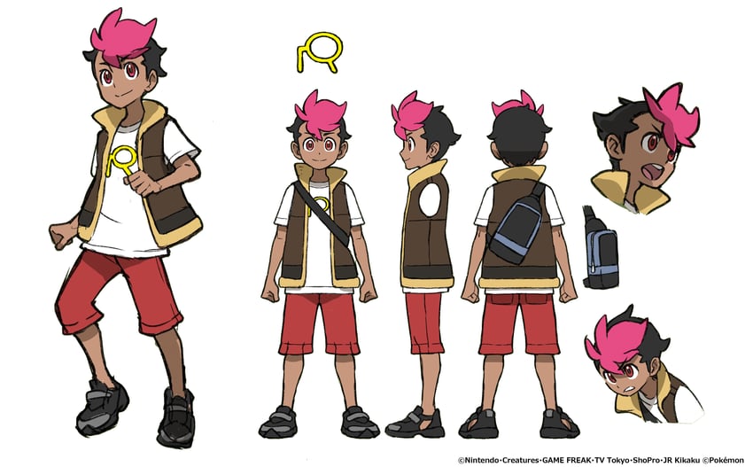 roy (pokemon and 1 more) drawn by sugimori_ken