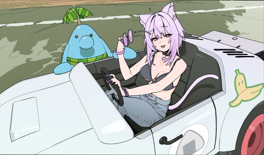nekomata okayu and pianta (hololive and 3 more) drawn by imamura_ryou