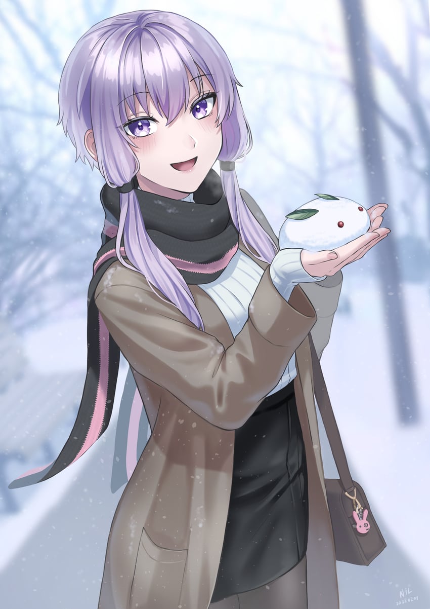 yuzuki yukari (vocaloid and 1 more) drawn by nil_(pixiv_53614557)