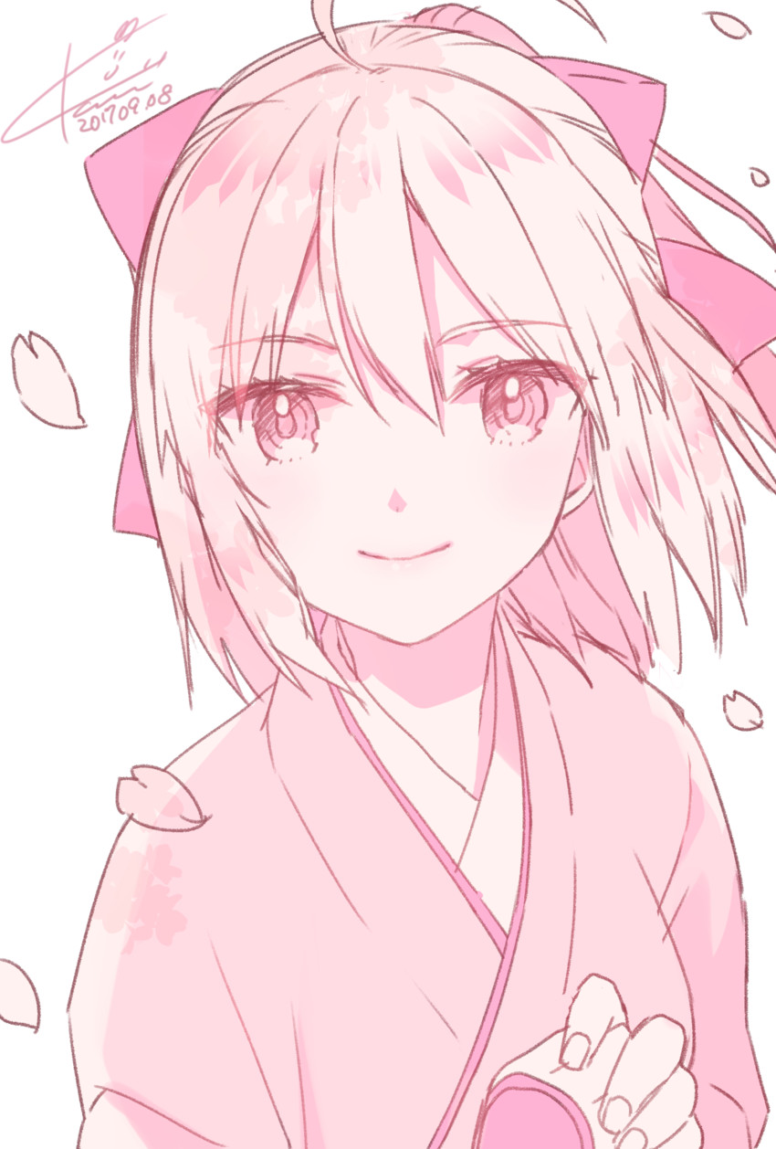okita souji (fate and 1 more) drawn by koruri
