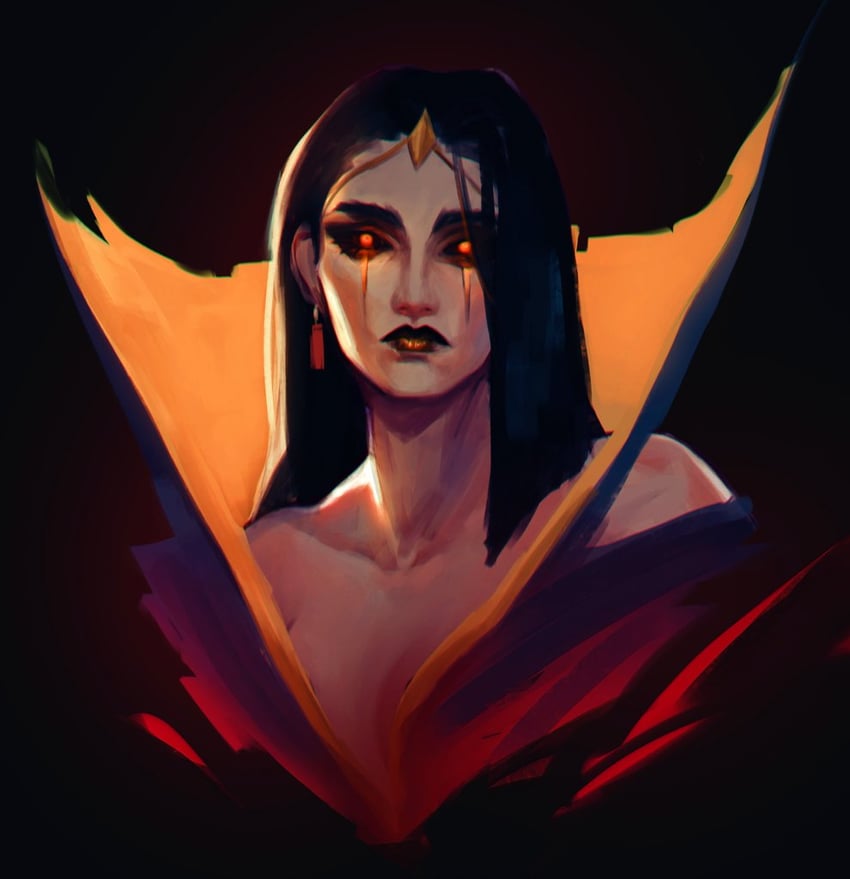 leblanc and arcane leblanc (league of legends and 1 more) drawn by sayomi_96