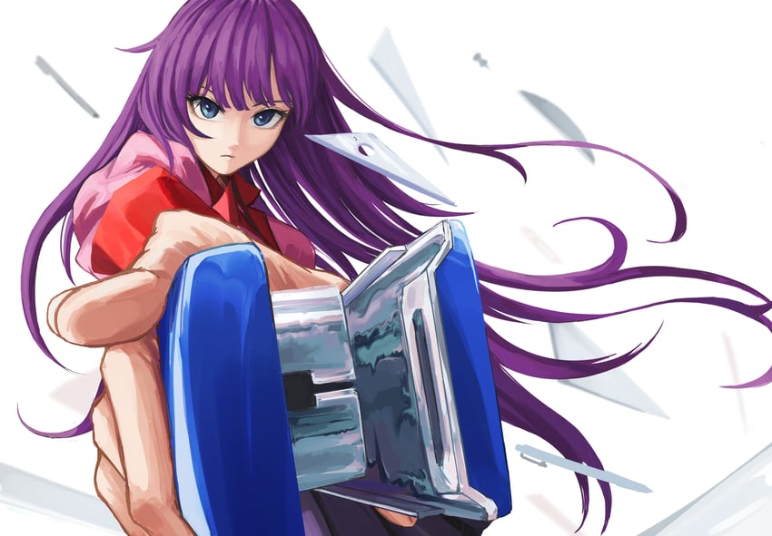 senjougahara hitagi (monogatari and 1 more) drawn by nemo_ringo