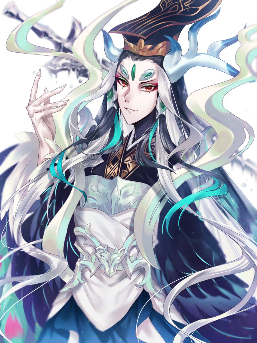 shi huang di (fate and 1 more) drawn by muneomon_(takomon)