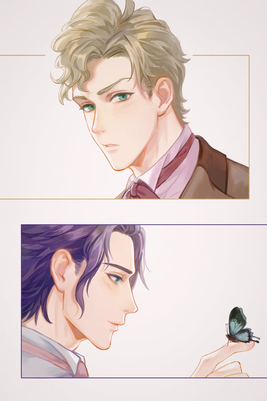 barok van zieks and herlock sholmes (ace attorney and 1 more) drawn by kaze_(yznyttdgs)