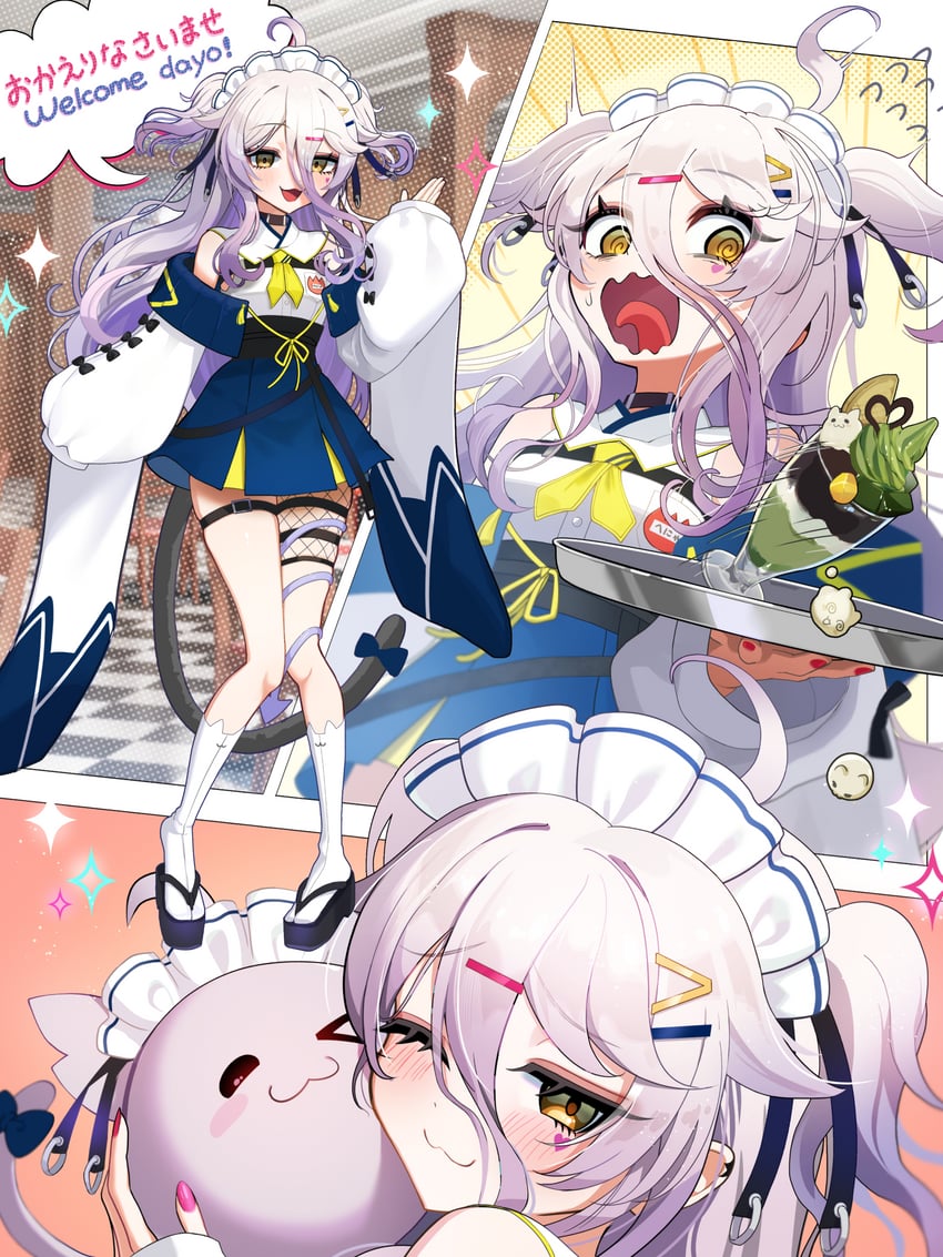 henya the genius and hen squad (vshojo) drawn by yuarima2