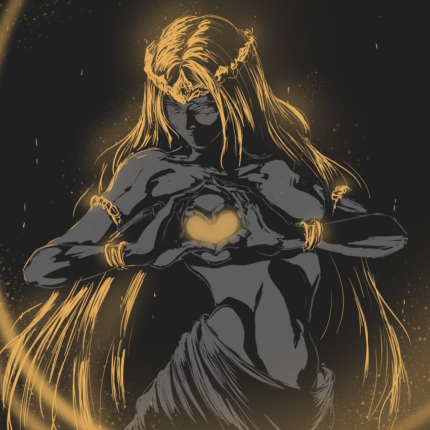 queen marika the eternal (elden ring and 1 more) drawn by 00osamio00