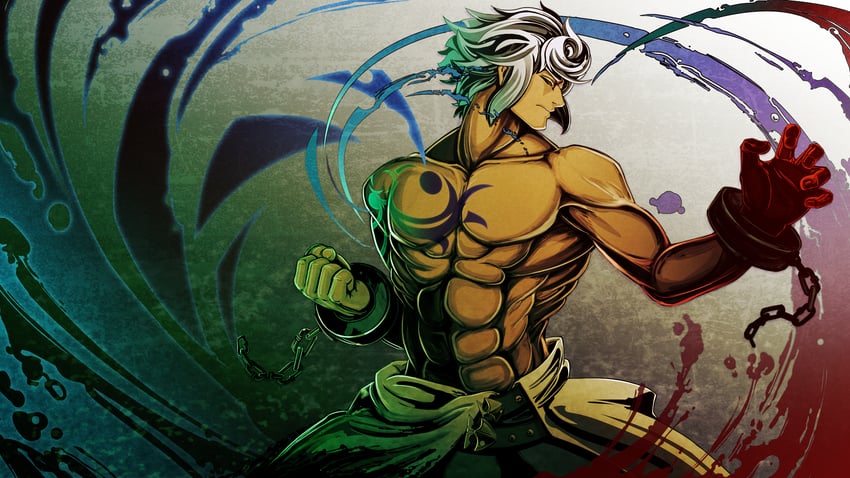 enkidu (under night in-birth and 1 more) drawn by kagekawara