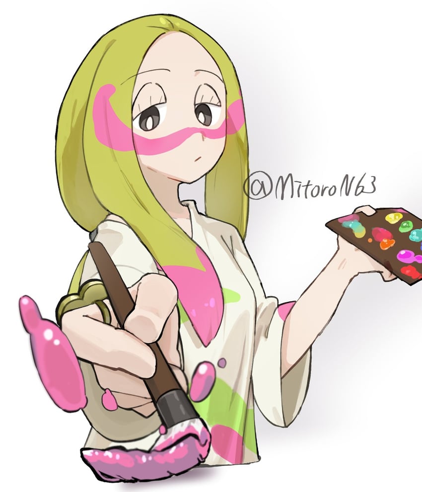 mina (pokemon and 1 more) drawn by mitoron63