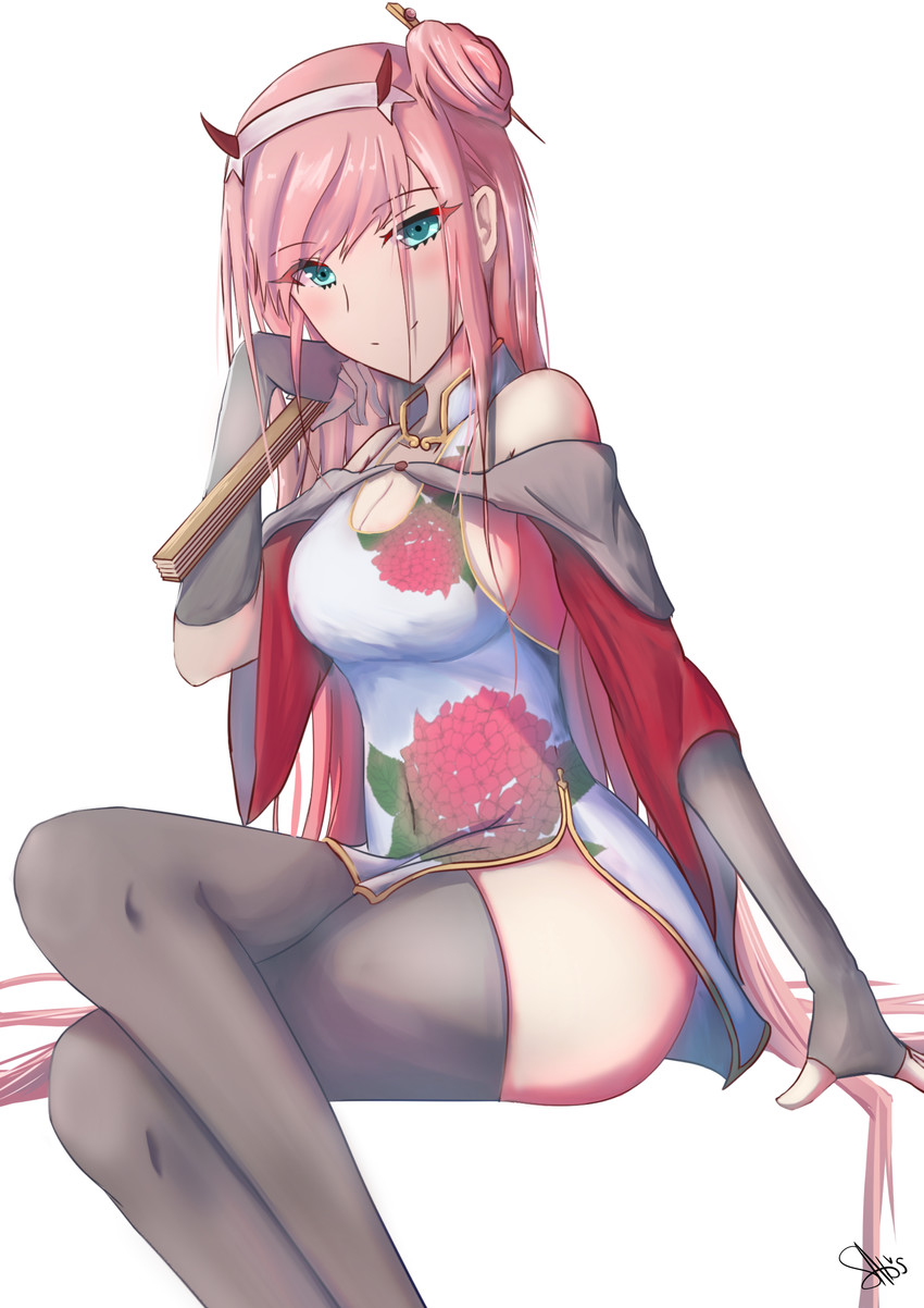 zero two (darling in the franxx) drawn by sato_art
