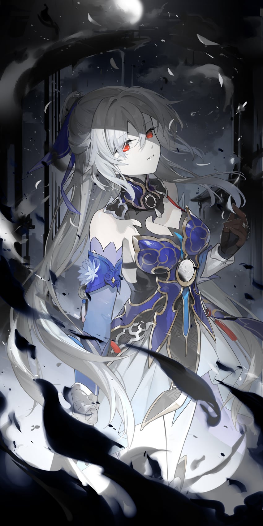 jingliu (honkai and 1 more) drawn by kinoshita_neko