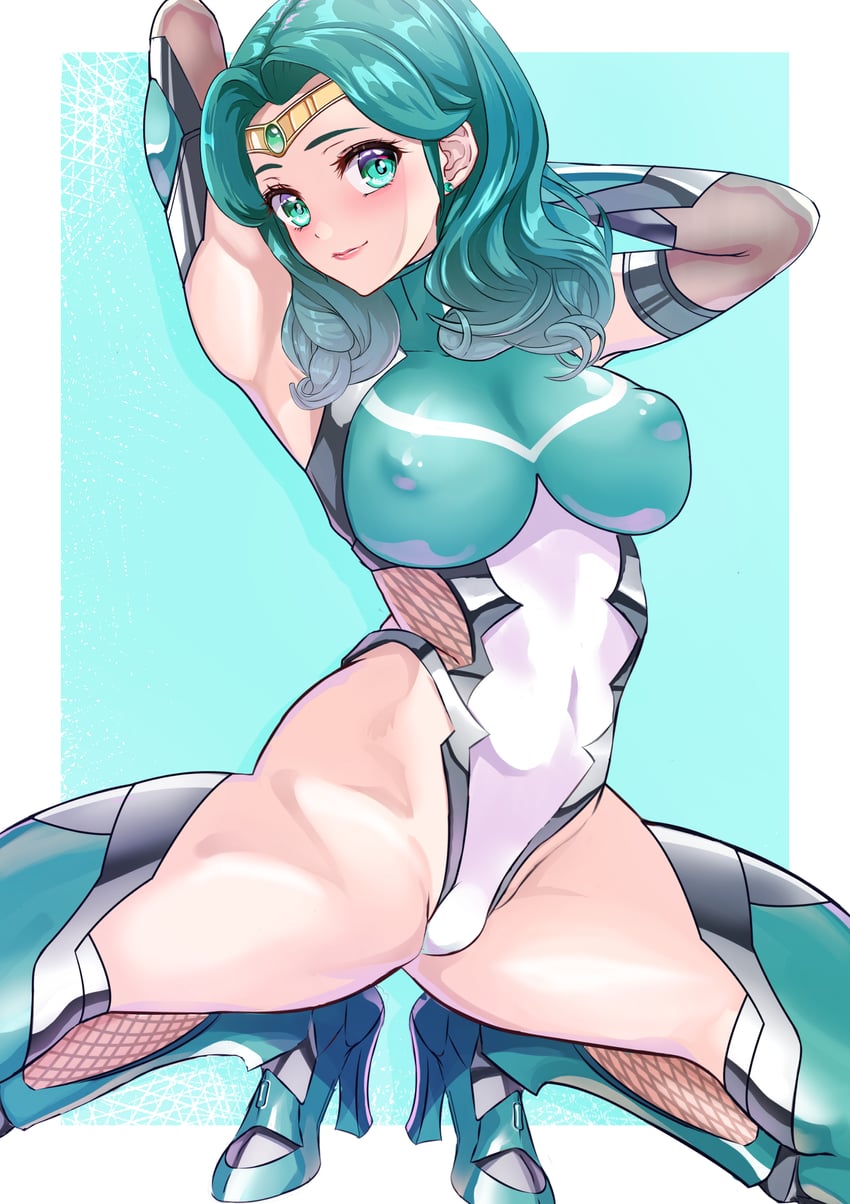 kaiou michiru and sailor neptune (bishoujo senshi sailor moon and 1 more) drawn by arion_canvas