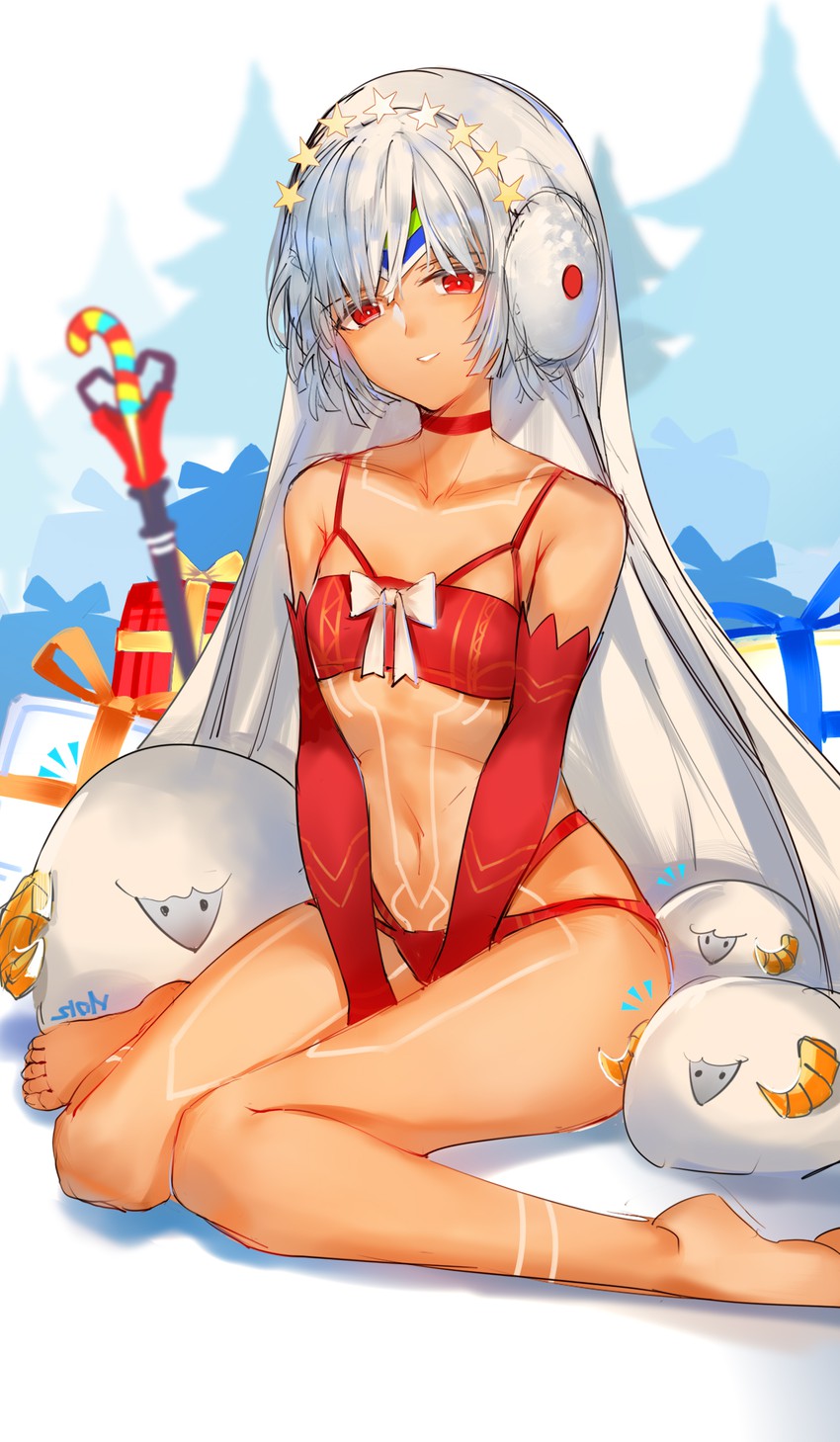 altera, altera the santa, and zerco (fate and 1 more) drawn by horz