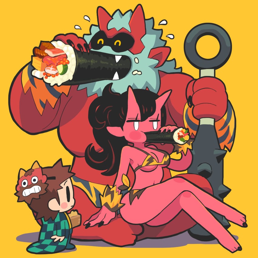 original and 1 more drawn by gashi-gashi