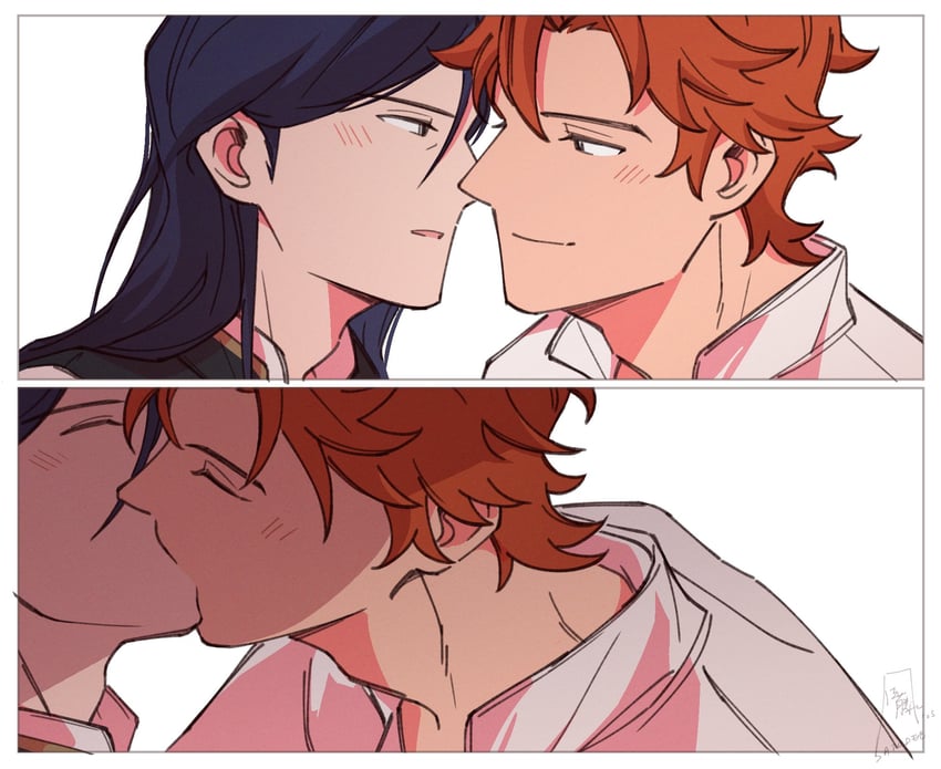sylvain jose gautier and felix hugo fraldarius (fire emblem and 1 more) drawn by satodee