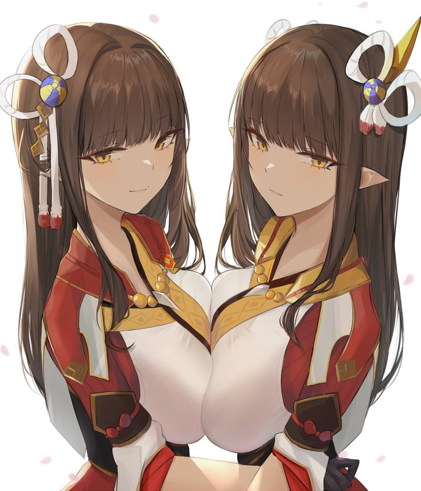 hinoa and minoto (monster hunter and 1 more) drawn by oni_kanzei