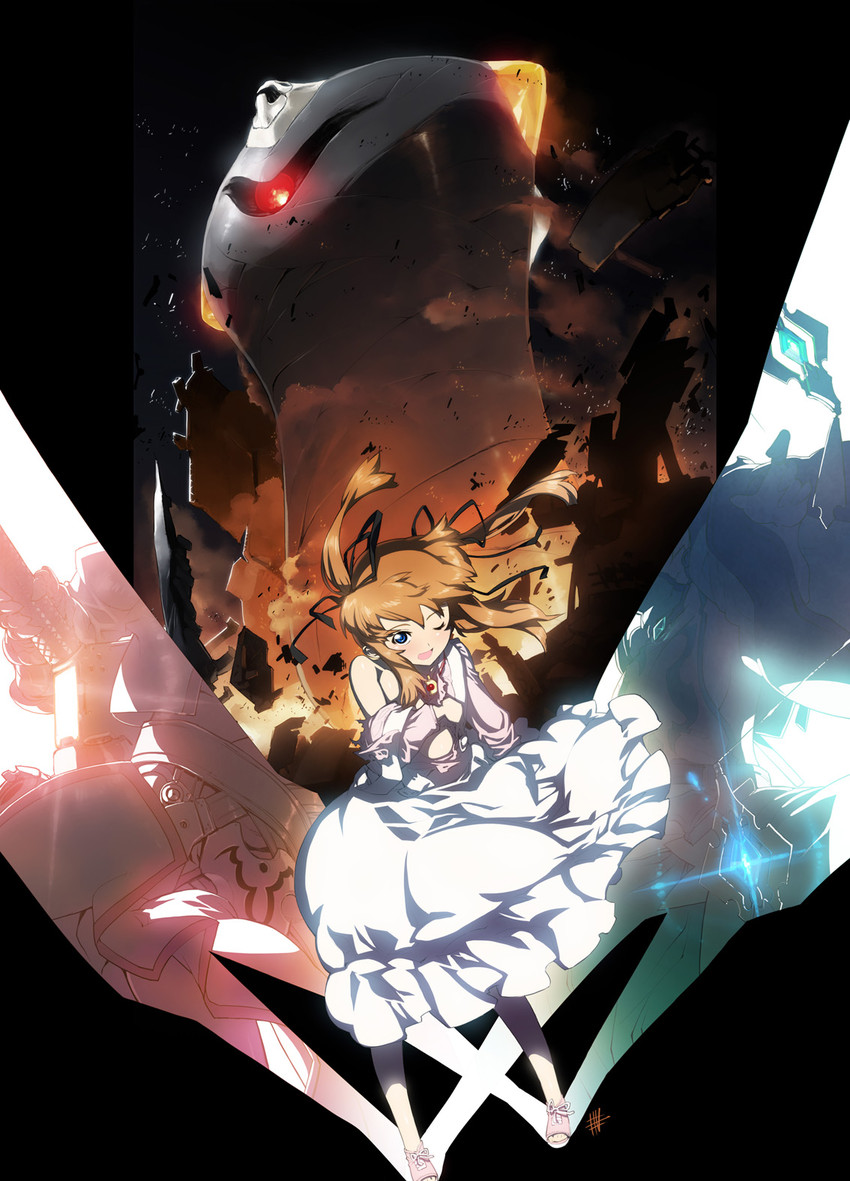 takamachi nanoha, signum, shamal, and zeruel (neon genesis evangelion and 4 more) drawn by i-iv_(longman)