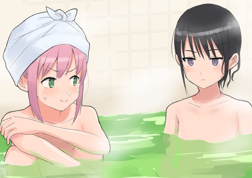 tamura yuri and nemoto hina (watashi ga motenai no wa dou kangaetemo omaera ga warui!) drawn by okiru