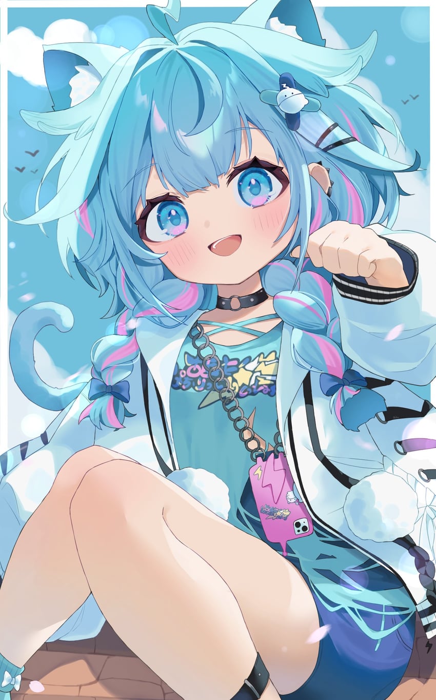 mizumiya su (hololive and 1 more) drawn by amano_ritsu827