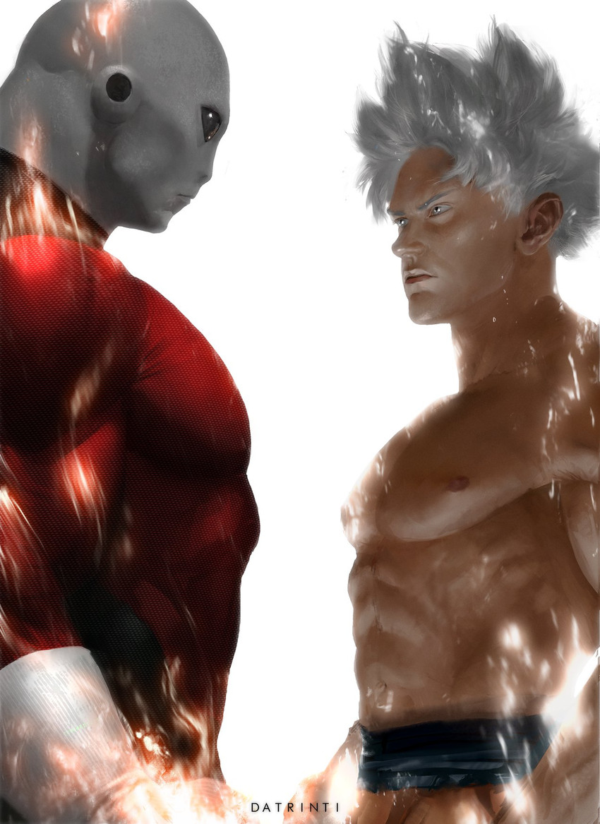 son goku and jiren (dragon ball and 1 more) drawn by tiago_datrinti