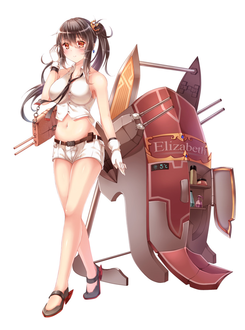 queen elizabeth (warship girls r) drawn by zhou_yu_(ppaaqz1995)