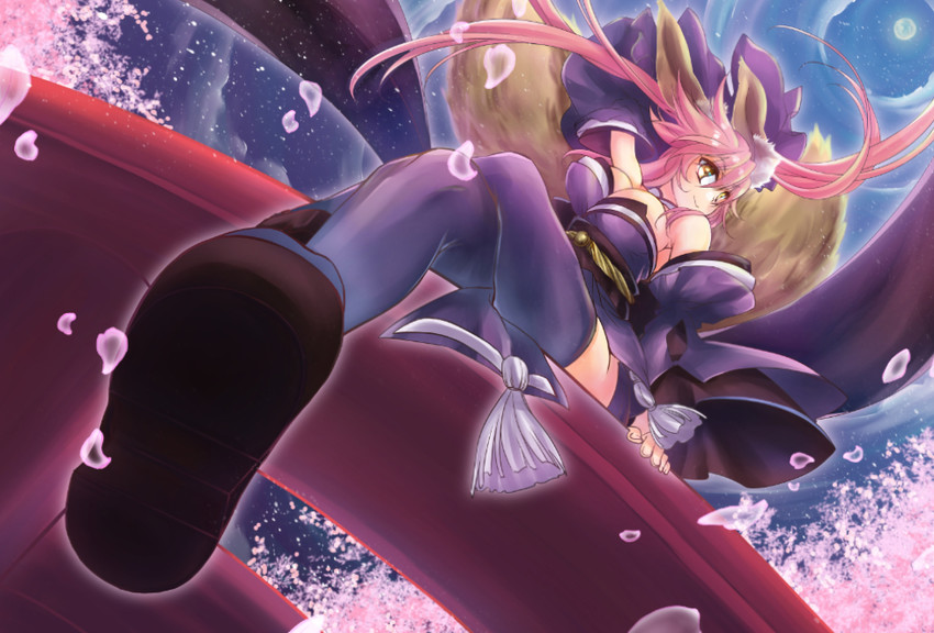 tamamo and tamamo no mae (fate and 1 more) drawn by minami-n