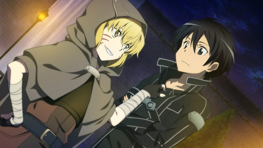kirito and argo the rat (sword art online and 1 more)