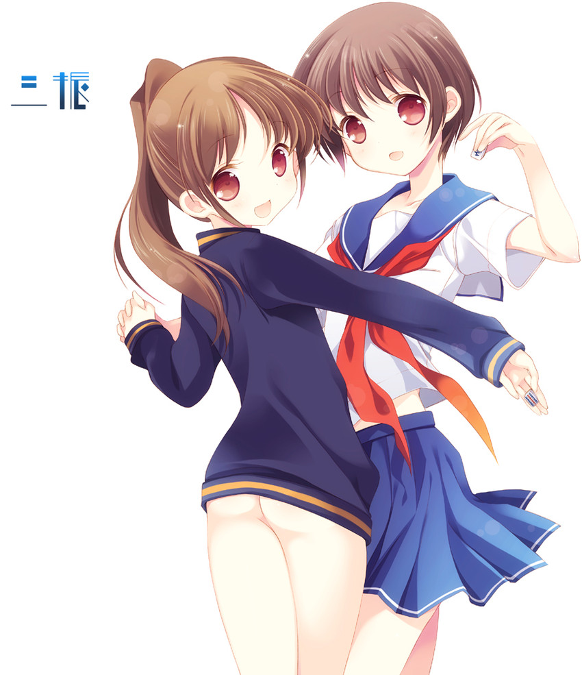 miyanaga saki and takakamo shizuno (saki and 1 more) drawn by tokumi_yuiko