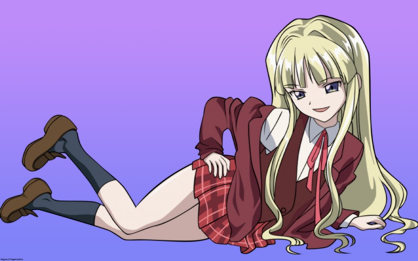evangeline a.k. mcdowell (mahou sensei negima!) drawn by negativezero