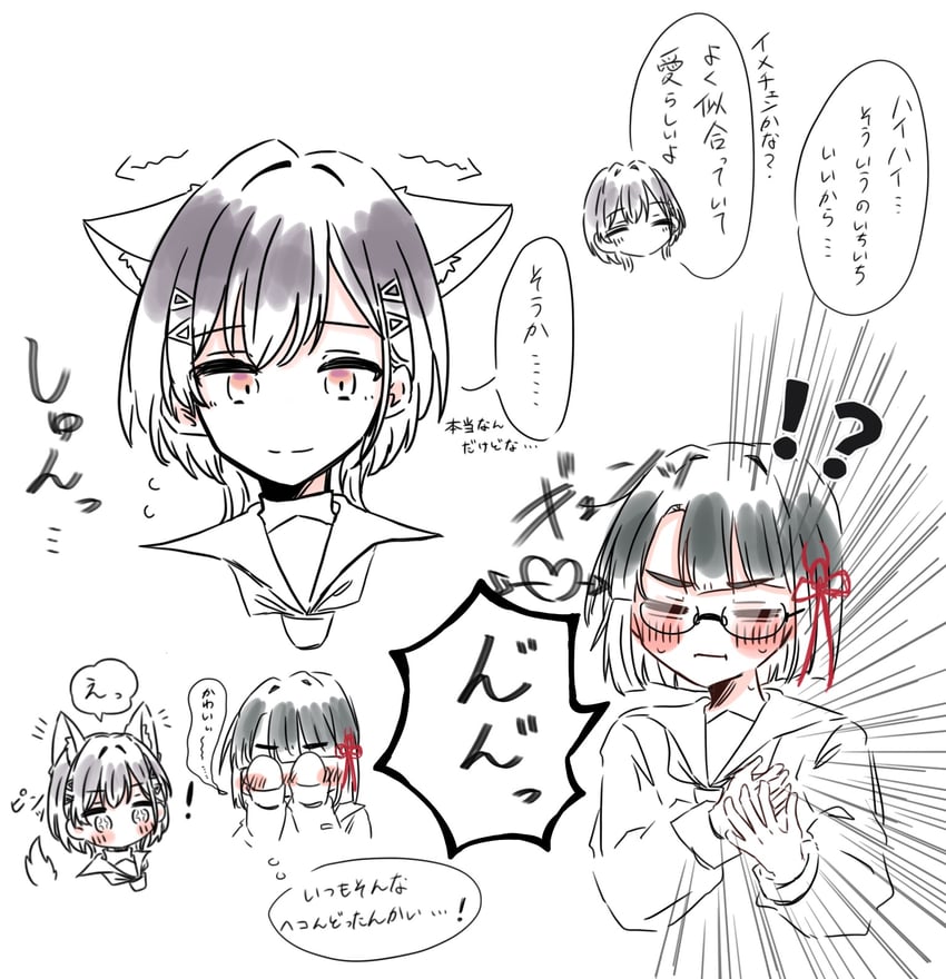 momose ginko and katsuragi izumi (love live! and 1 more) drawn by apou0605