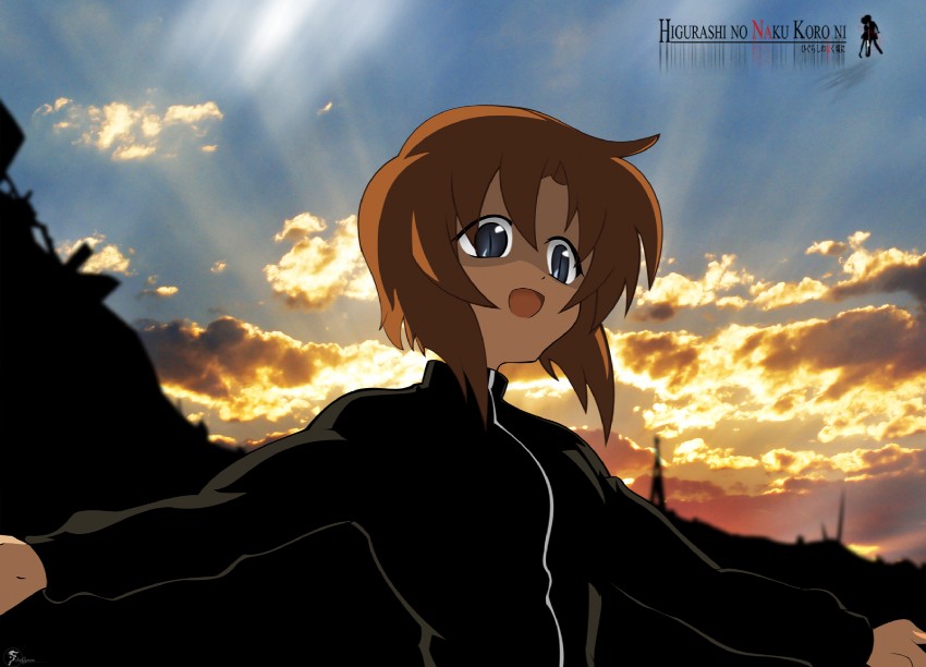ryuuguu rena (higurashi no naku koro ni) drawn by sakai_kyuuta