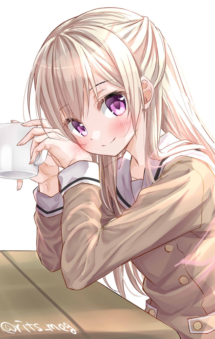 shirasagi chisato (bang dream!) drawn by kawai_ritsu_(rits_meg)