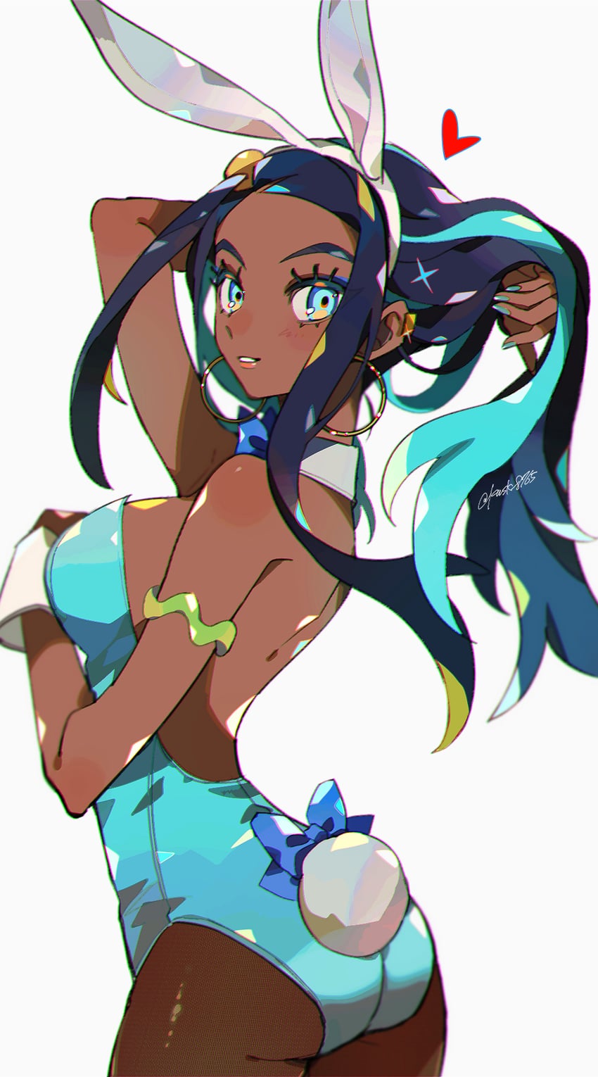 nessa (pokemon and 1 more) drawn by kawasaki_(kwsk_8765)