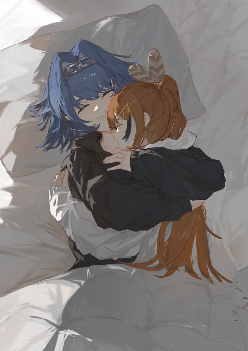 ouro kronii and nanashi mumei (hololive and 1 more) drawn by dimas_(dimas79756948)