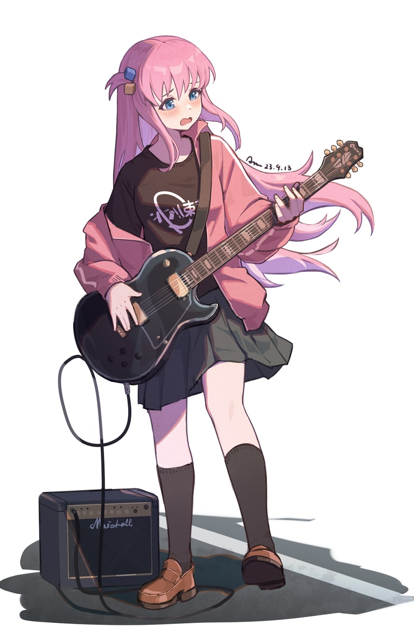 gotoh hitori (bocchi the rock!) drawn by chiyo_akira