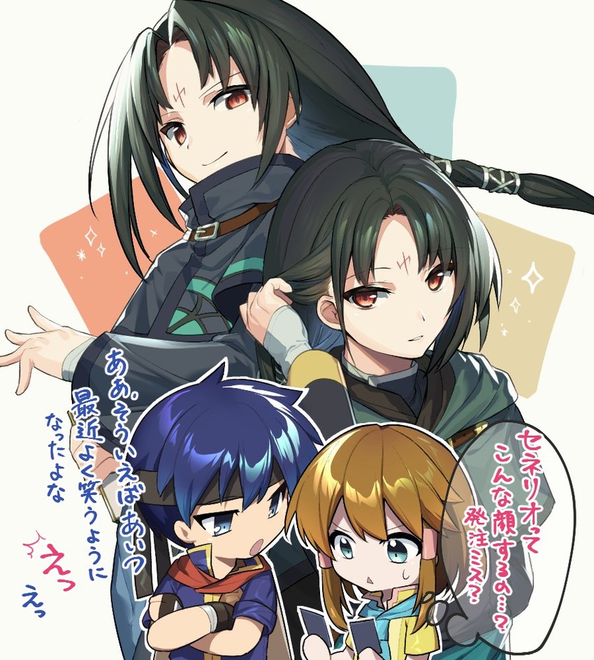 ike, soren, and mist (fire emblem and 3 more) drawn by tadano_souko
