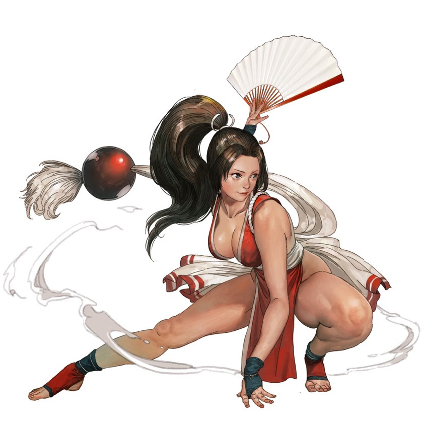 shiranui mai (the king of fighters and 1 more) drawn by tahra