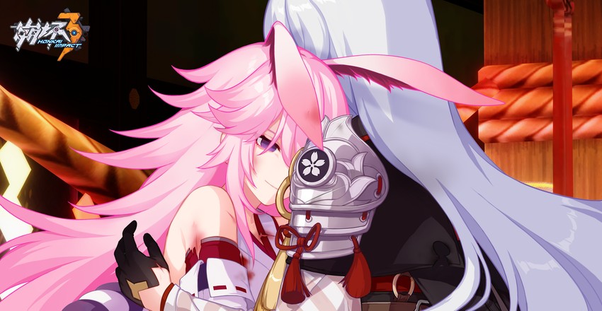 yae sakura and kallen kaslana (honkai and 1 more)