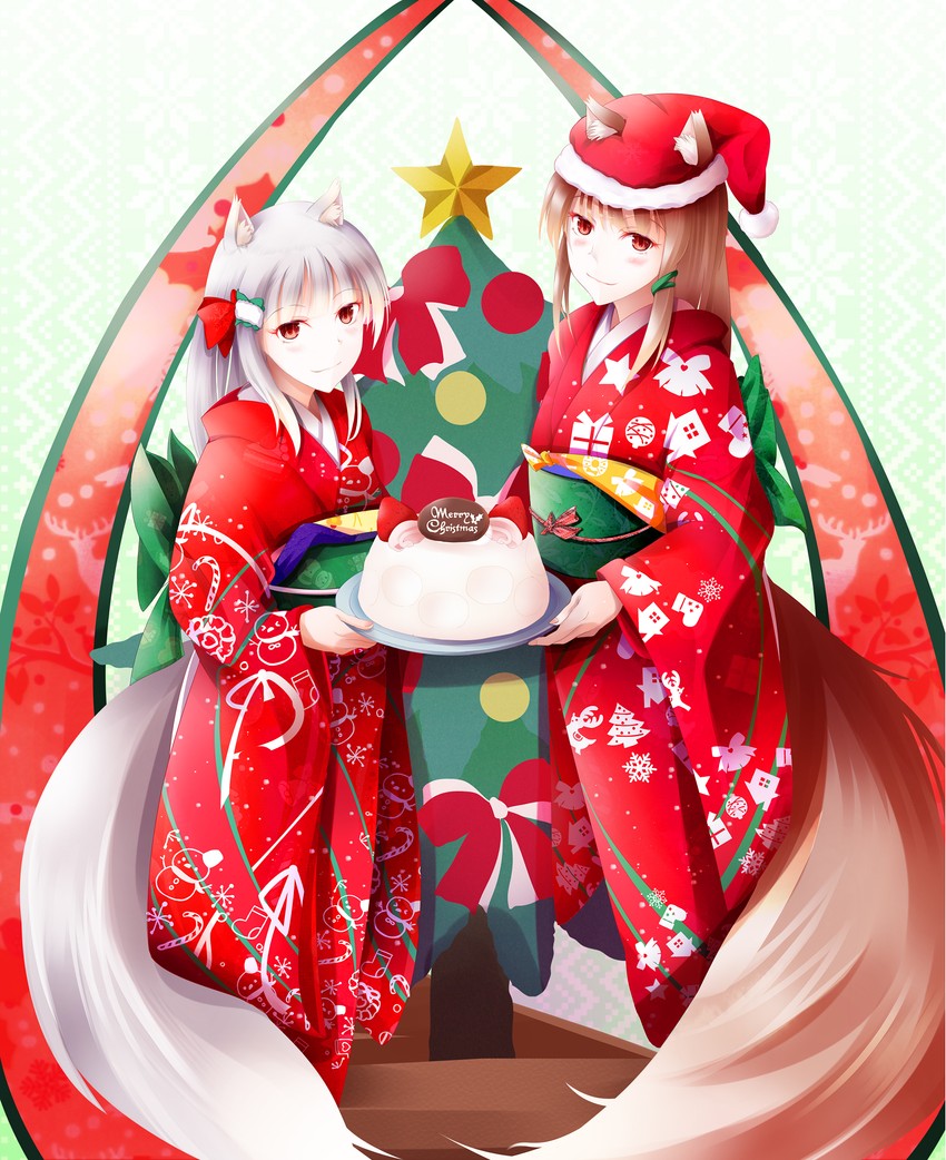 holo and myuri (spice and wolf and 1 more) drawn by fudo_shin