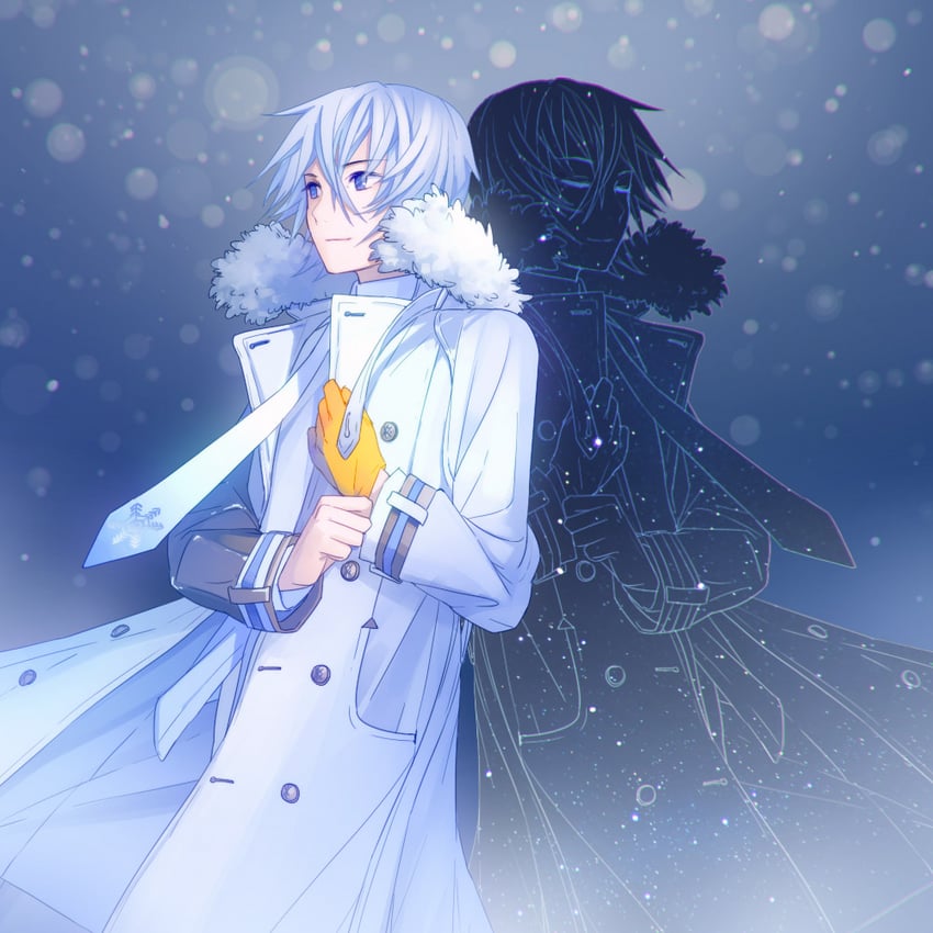 kaito (vocaloid and 1 more) drawn by ixima