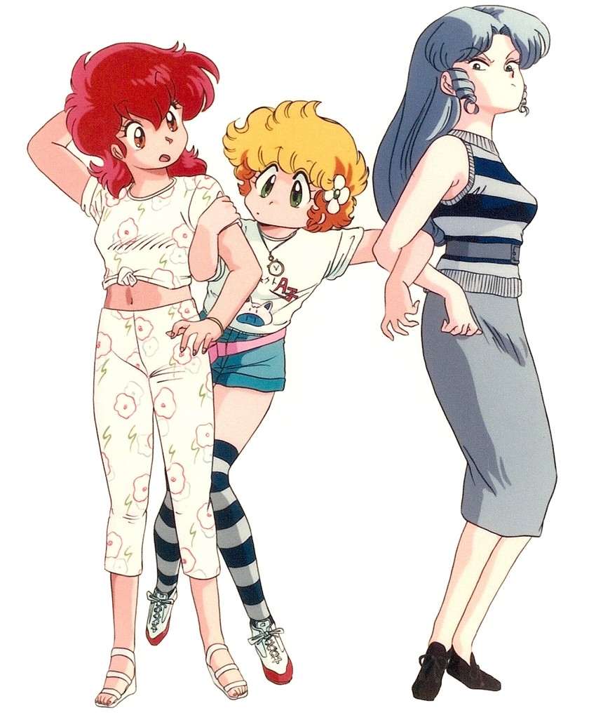 magami eiko, kotobuki shiiko, and daitokuji biko (project a-ko)