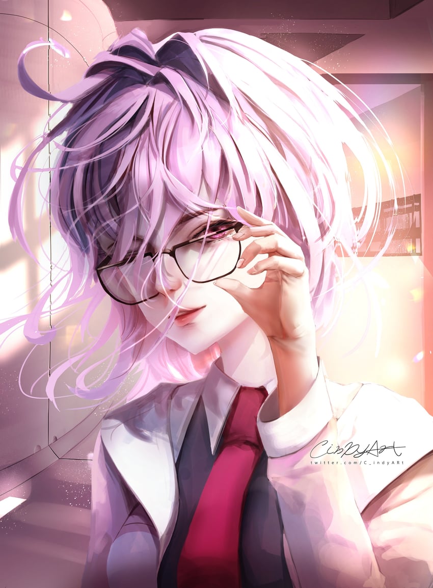 mash kyrielight (fate and 1 more) drawn by cindy_(cindyart)