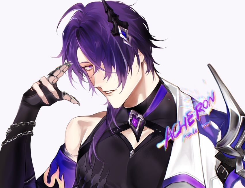 acheron (honkai and 1 more) drawn by veelzylo_ne