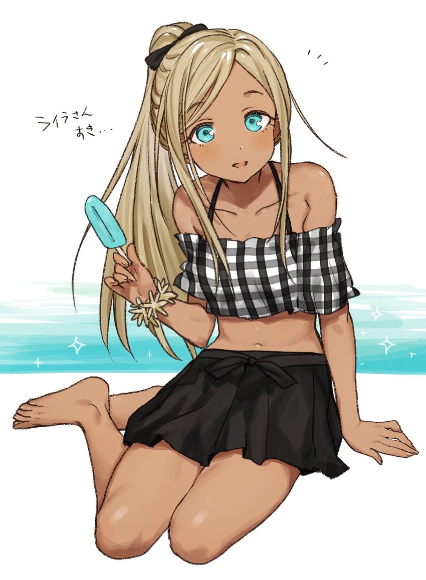 layla (idolmaster and 1 more) drawn by mo_(mokatampe)