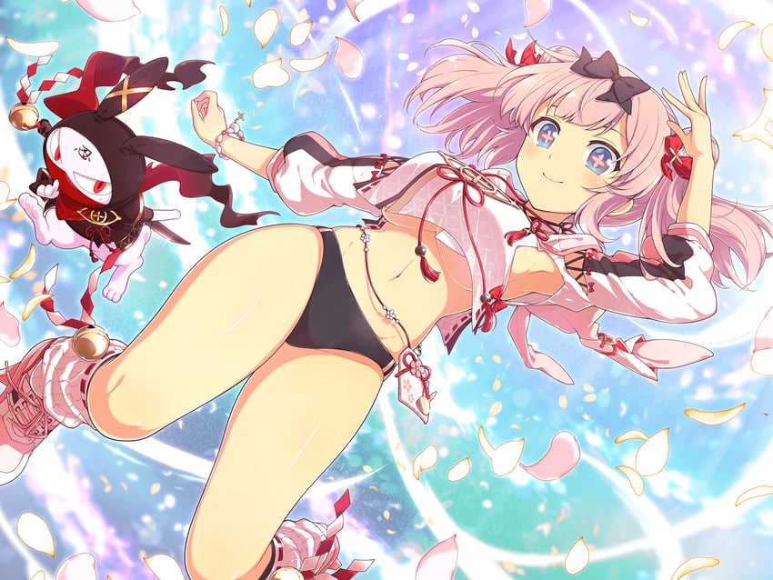 hibari and ninto (senran kagura and 2 more) drawn by yaegashi_nan