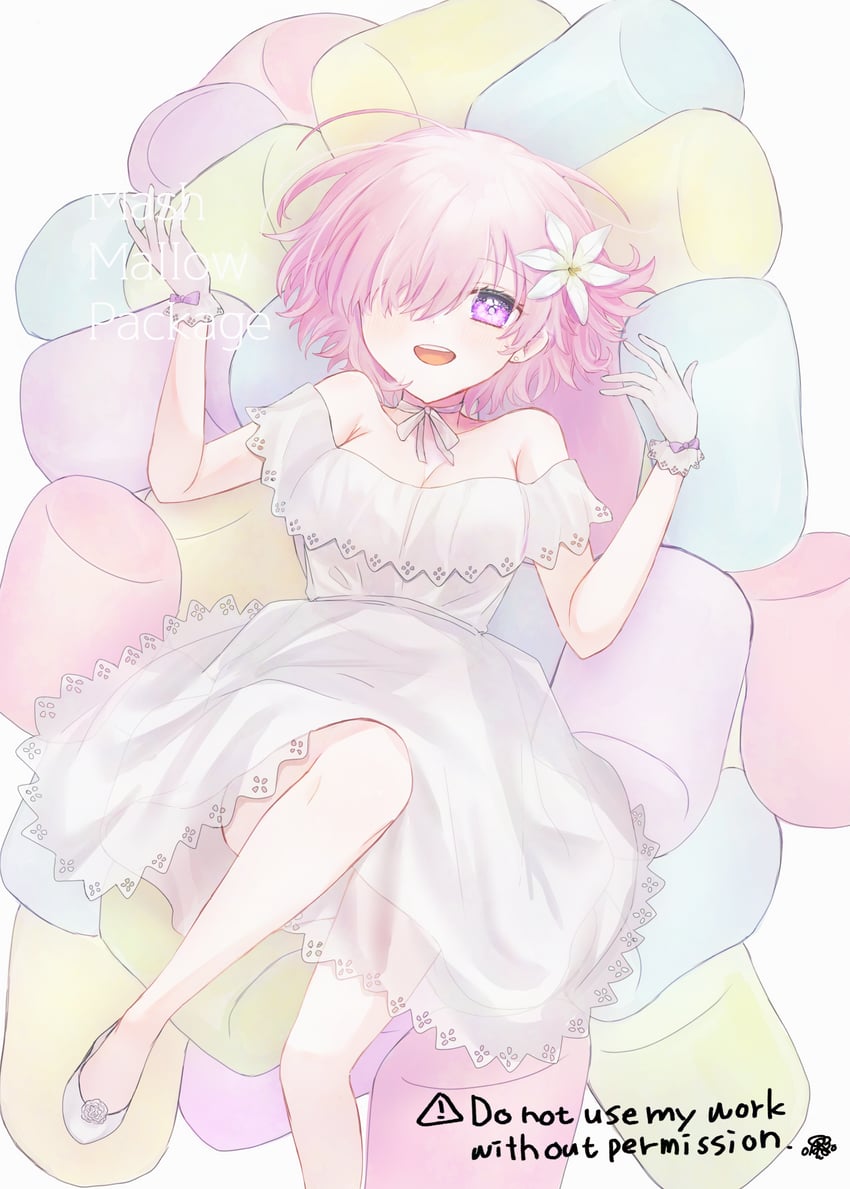 mash kyrielight (fate and 1 more) drawn by harukappa