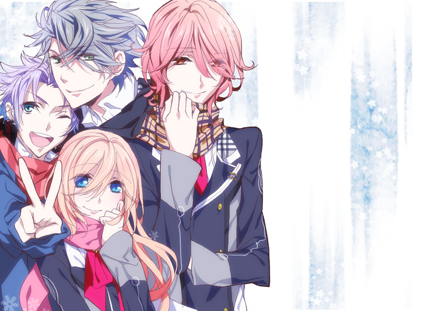 yahisa tsukiko, shiranui kazuki, amaha tsubasa, and aozora hayato (starry sky) drawn by mato_(mattomt)