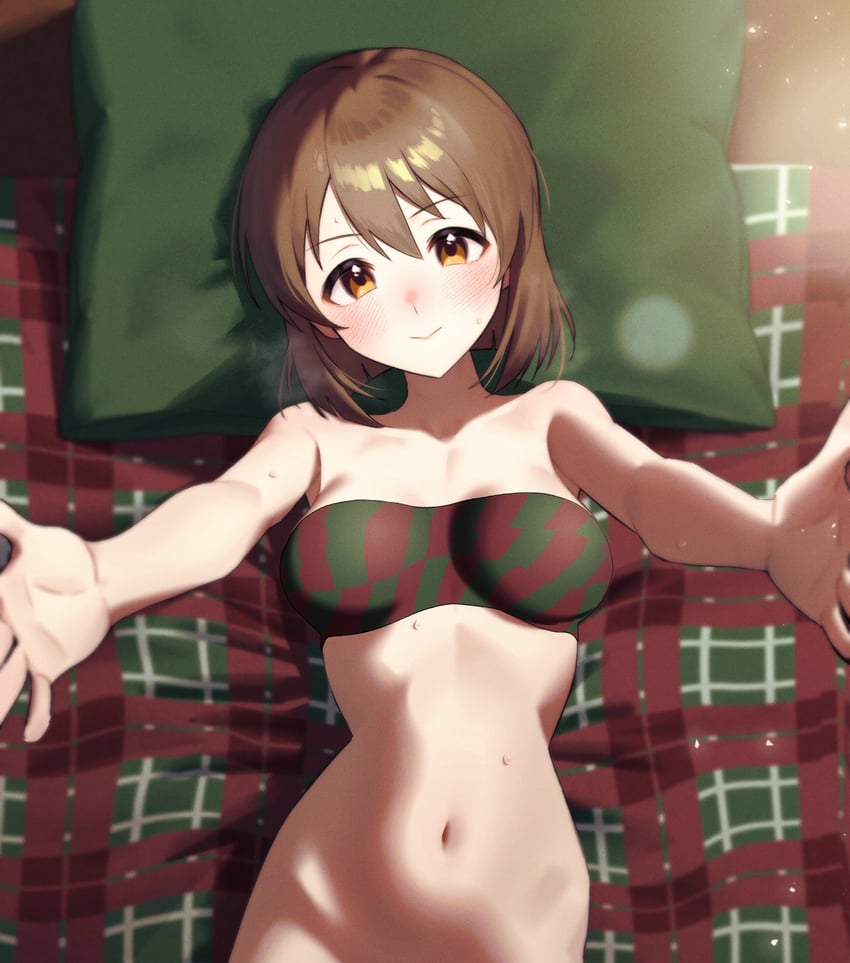 hagiwara yukiho (idolmaster and 2 more) drawn by 24riside