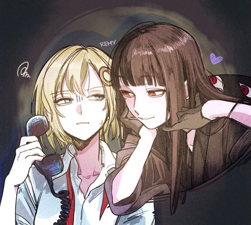ninomae ina'nis and watson amelia (hololive and 2 more) drawn by remy_kon