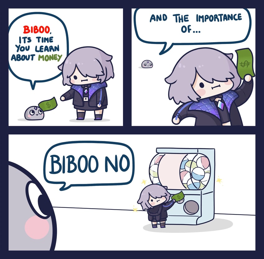 koseki bijou and pebble (hololive and 1 more) drawn by phdpigeon