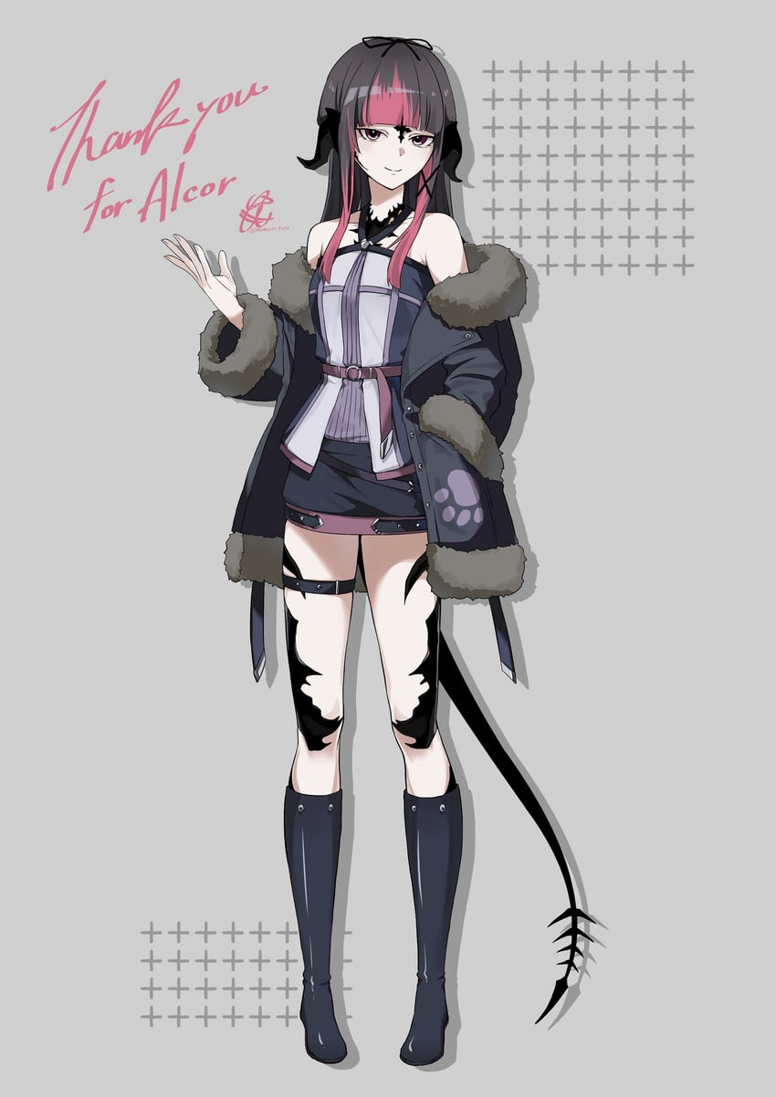 warrior of light and shizuna kurogane (original and 2 more) drawn by momotrtr10